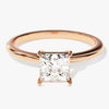 Princess Cut Solitaire Moissanite Engagement Ring (1.00 CT)