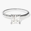 Princess Cut Solitaire Moissanite Engagement Ring (1.00 CT)