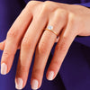 Princess Cut Solitaire Moissanite Engagement Ring (1.00 CT)