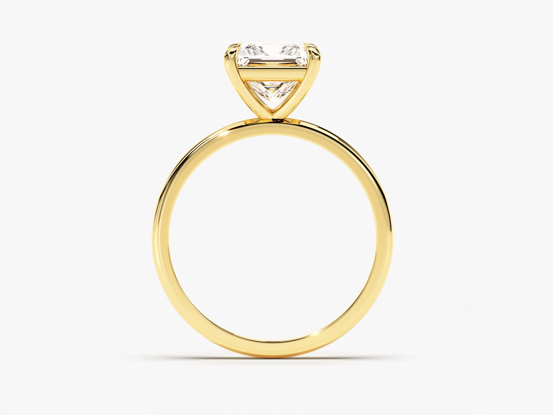 Princess Cut Solitaire Moissanite Engagement Ring (1.50 CT)