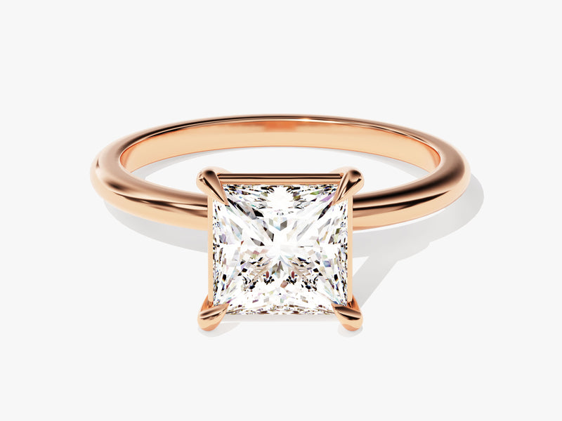 Princess Cut Solitaire Moissanite Engagement Ring (1.50 CT)