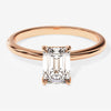 Emerald Cut Solitaire Moissanite Engagement Ring (1.00 CT)
