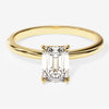 Emerald Cut Solitaire Moissanite Engagement Ring (1.00 CT)