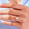 Emerald Cut Solitaire Moissanite Engagement Ring (1.00 CT)