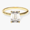 Emerald Cut Solitaire Moissanite Engagement Ring (1.50 CT)