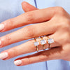 Emerald Cut Solitaire Moissanite Engagement Ring (1.00 CT)