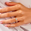 6-Prong Solitaire Round Cut Moissanite Engagement Ring (1.50 CT)
