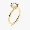 6-Prong Solitaire Round Cut Moissanite Engagement Ring (1.50 CT)