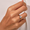 6-Prong Solitaire Round Cut Moissanite Engagement Ring (2.00 CT)