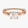 Twist Moissanite Engagement Ring (1.00 CT)