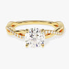 Twist Moissanite Engagement Ring (1.00 CT)