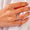 Twist Moissanite Engagement Ring (1.00 CT)