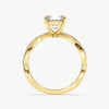 Twist Moissanite Engagement Ring (1.50 CT)