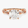 Twist Moissanite Engagement Ring (2.00 CT)
