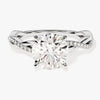 Twist Moissanite Engagement Ring (2.00 CT)