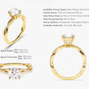 Twist Moissanite Engagement Ring (1.50 CT)