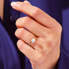 Cushion Cut Solitaire Moissanite Engagement Ring (1.00 CT)