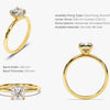 Cushion Cut Solitaire Moissanite Engagement Ring (1.00 CT)