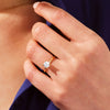 Cushion Cut Solitaire Moissanite Engagement Ring (1.00 CT)