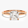 Cushion Cut Solitaire Moissanite Engagement Ring (2.00 CT)