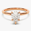 Pear Cut Solitaire Moissanite Engagement Ring (1.50 CT)
