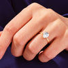 Pear Cut Solitaire Moissanite Engagement Ring (2.00 CT)