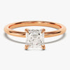 Asscher Cut Solitaire Moissanite Engagement Ring (1.00 CT)