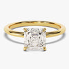 Asscher Cut Solitaire Moissanite Engagement Ring (1.50 CT)
