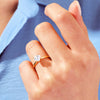 Heart Cut Solitaire Moissanite Engagement Ring (1.50 CT)