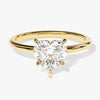 Heart Cut Solitaire Moissanite Engagement Ring (1.50 CT)