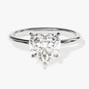 Heart Cut Solitaire Moissanite Engagement Ring (2.00 CT)