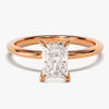 Radiant Cut Solitaire Moissanite Engagement Ring (1.00 CT)