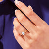 Radiant Cut Solitaire Moissanite Engagement Ring (1.00 CT)
