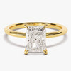 Radiant Cut Solitaire Moissanite Engagement Ring (2.00 CT)