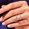 Radiant Cut Solitaire Moissanite Engagement Ring (1.00 CT)