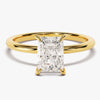 Radiant Cut Solitaire Moissanite Engagement Ring (1.50 CT)