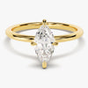 Marquise Cut Solitaire Moissanite Engagement Ring (1.00 CT)