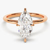 Marquise Cut Solitaire Moissanite Engagement Ring (2.00 CT)