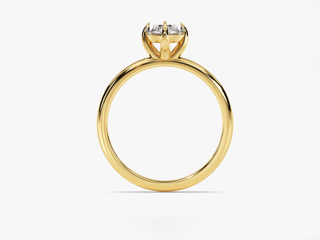 Marquise Cut Solitaire Moissanite Engagement Ring (1.50 CT)