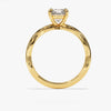 Twisted Solitaire Moissanite Engagement Ring (1.00 CT)