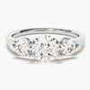 Round Cut Three Stone Moissanite Engagement Ring (1.75 CT)
