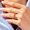 Vintage Inspired Moissanite Engagement Ring with Adorned Cathedral (1.00 CT)