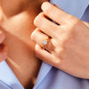 Art Deco Moissanite Engagement Ring (1.00 CT)