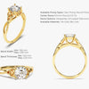 Art Deco Moissanite Engagement Ring (1.00 CT)