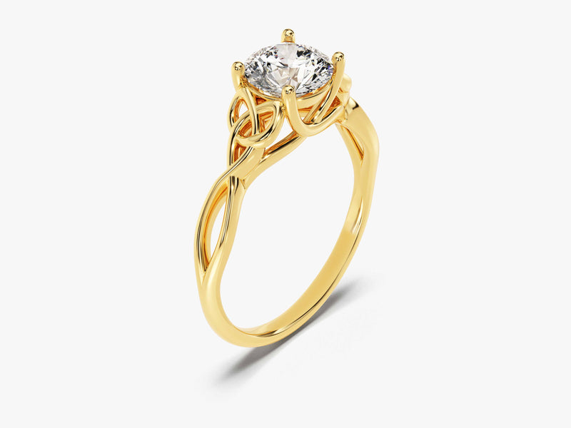 Art Deco Moissanite Engagement Ring (1.00 CT)