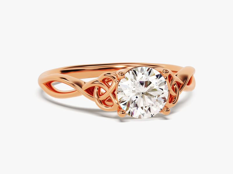Art Deco Moissanite Engagement Ring (1.00 CT)
