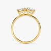 Pear and Emerald Cut Toi et Moi Moissanite Engagement Ring (2.50 CT)