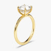 Hidden Halo Round Moissanite Engagement Ring (2.00 CT)