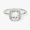 Cushion Halo Moissanite Engagement Ring (1.50 CT)