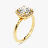 Cushion Halo Moissanite Engagement Ring (2.00 CT)